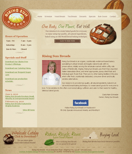 Rising Sun Breads Portfolio Details